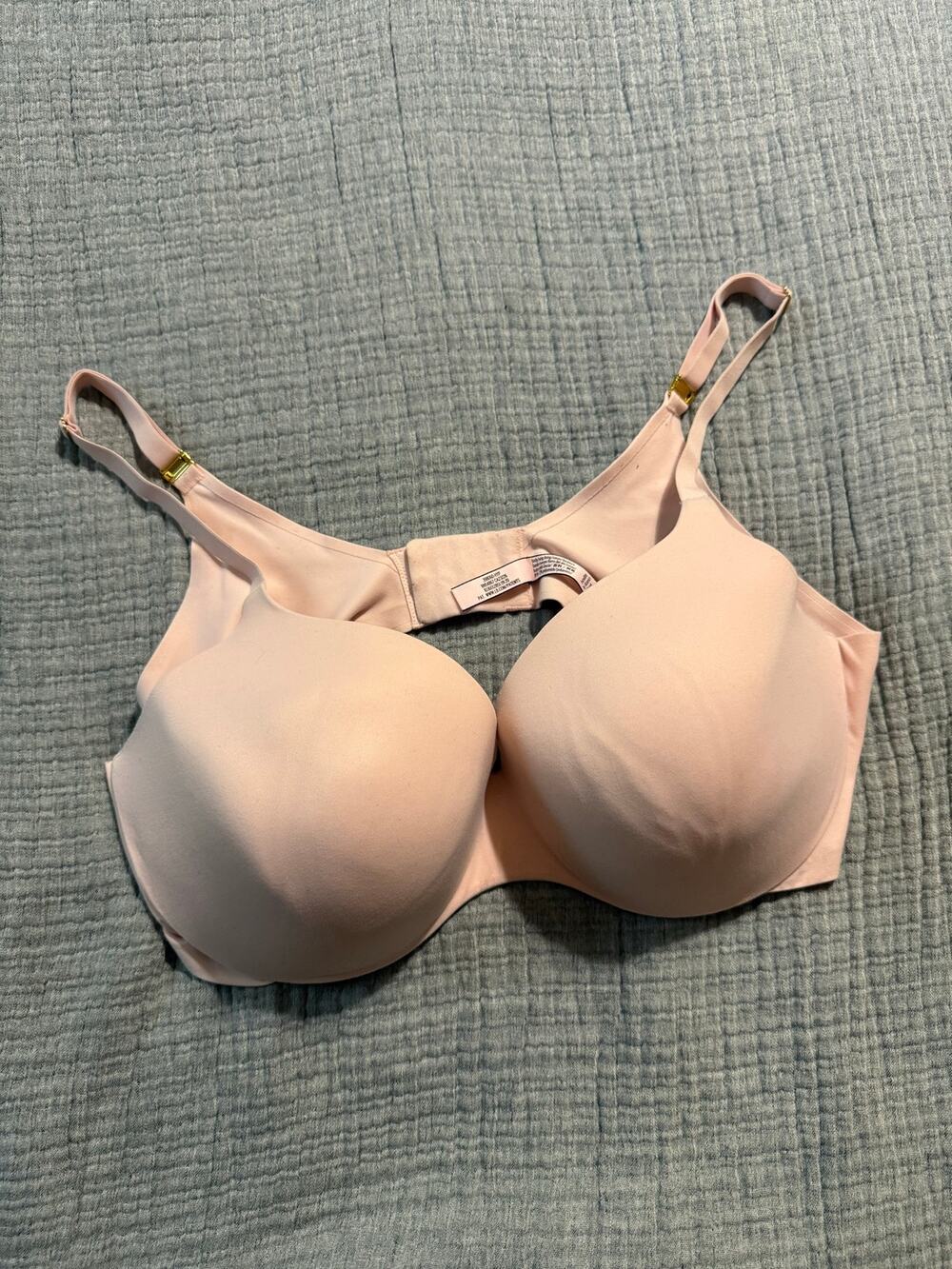Victoria’s Secret Bra Incredible Lined Perfect Coverage Size 40DD Light Pink